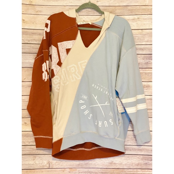 Free People Beach Break pullover hoodie, NWT small - Picture 2 of 4